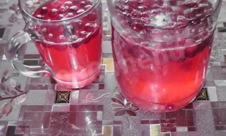 Рецепт компота из клюквы