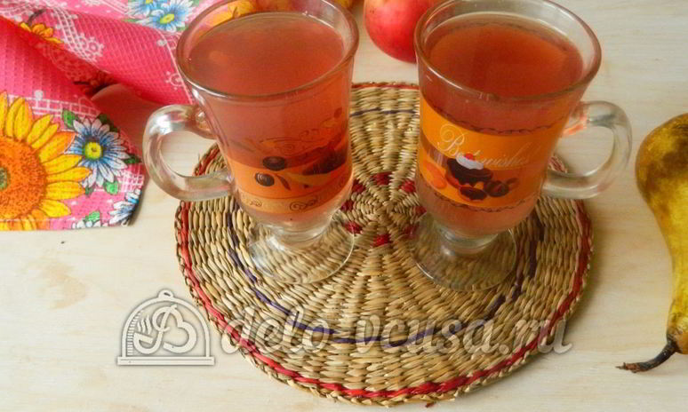 Рецепт компота из яблок, груш и ягод