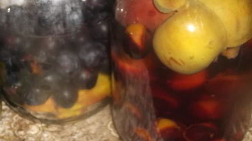 компот сливово-яблочный