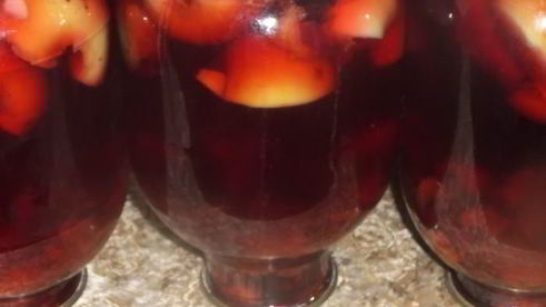 компот сливово-яблочный