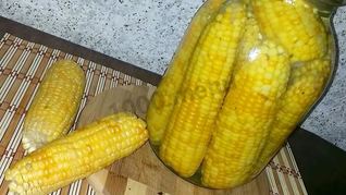 Кукуруза на зиму в початках