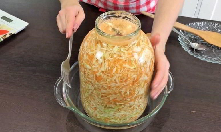 Рецепт квашеной капусты с медом