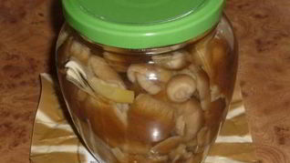 Грузди, маринованные в банке