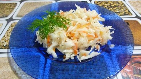капуста быстрая, маринованная за 1 день