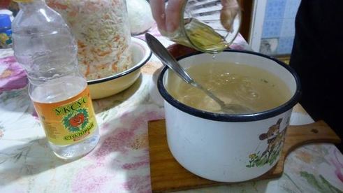 капуста быстрая, маринованная за 1 день