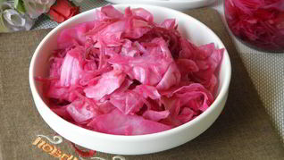 Капуста с буряком