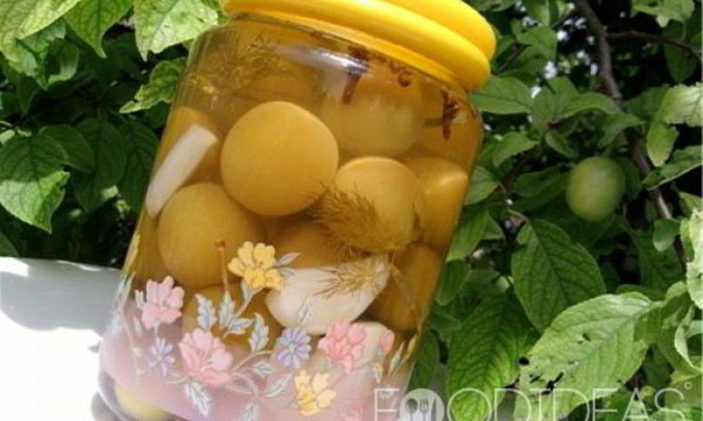 Рецепт маринованной алычи