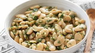Маринованная белая фасоль