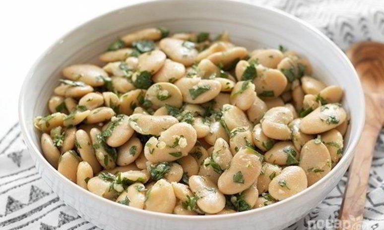 Рецепт маринованной белой фасоли