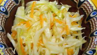 Маринованная капуста без лука