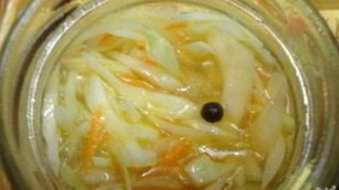 маринованная капуста без лука