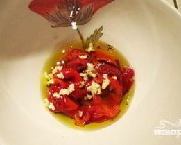 Маринованный болгарский перец в масле