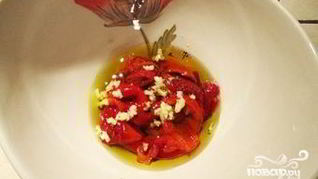 Маринованный болгарский перец в масле