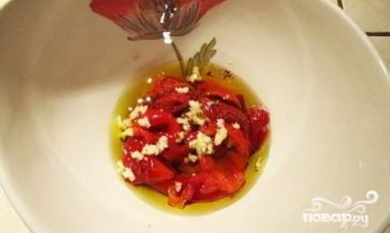 Рецепт маринованного болгарского перца в масле