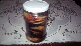 Маринованные баклажаны с луком