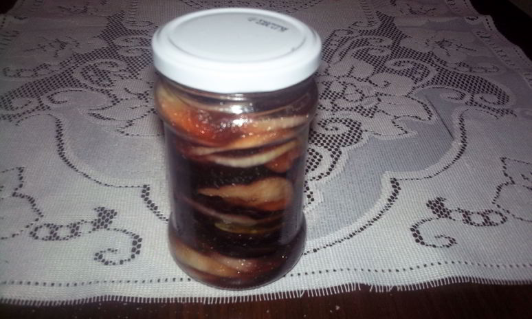 Рецепт маринованных баклажанов с луком