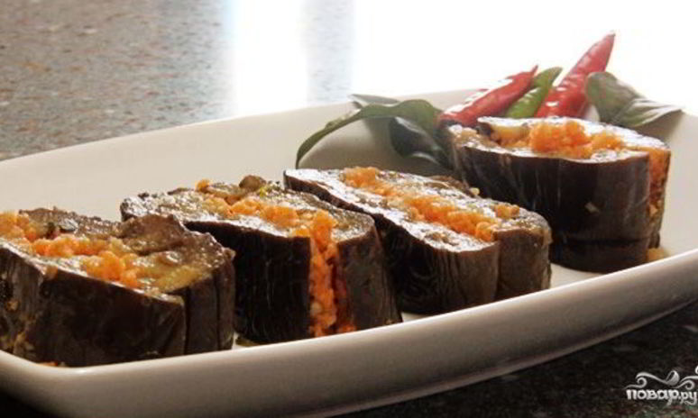 Рецепт маринованных баклажанов с морковкой
