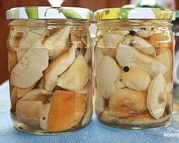 Маринованные белые грибы без уксуса