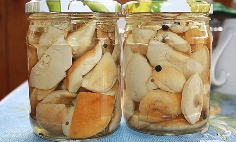Рецепт маринованных белых грибов без уксуса