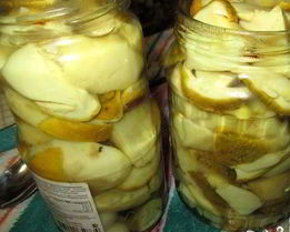 Маринованные белые грибы