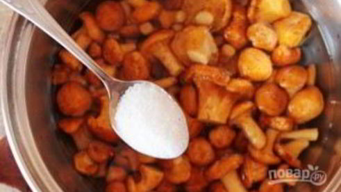 маринованные лисички