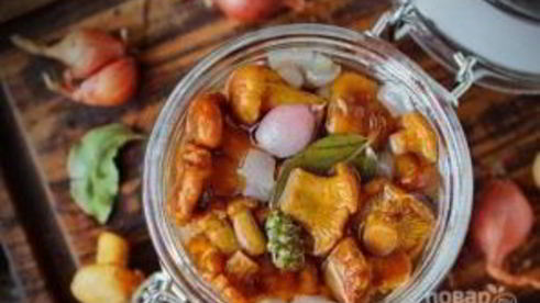 маринованные лисички