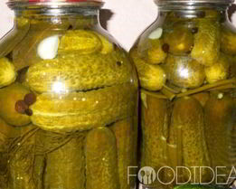 Маринованные огурцы с горчицей