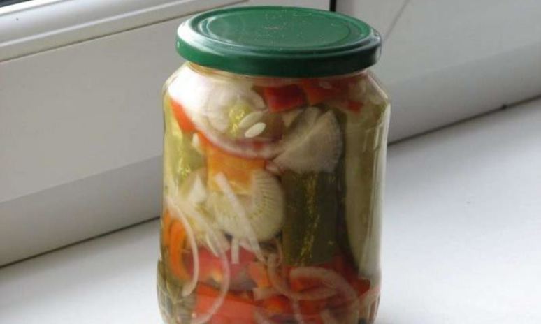 Рецепт маринованных огурцов с перцем