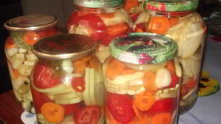 Маринованные овощи Краски лета