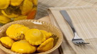 Маринованные патиссоны