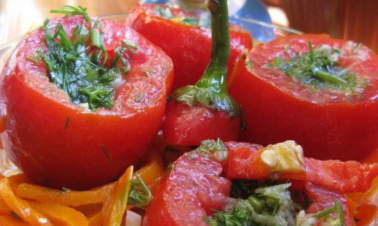 Рецепт маринованных помидорчиков с морковью дракоша