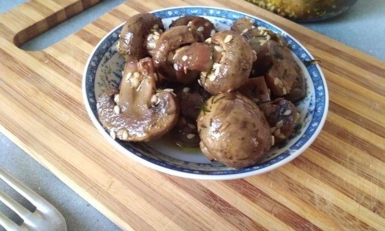 Рецепт маринованных шампиньонов