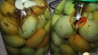 Маринованные зеленые помидоры