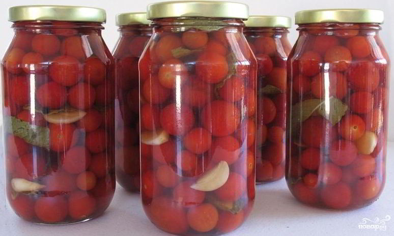 Рецепт помидоров маринованных с чесноком
