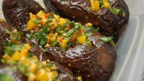 пряные маринованные баклажаны