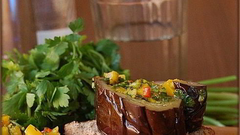 пряные маринованные баклажаны