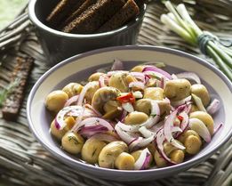 Шампиньоны с луком маринованные