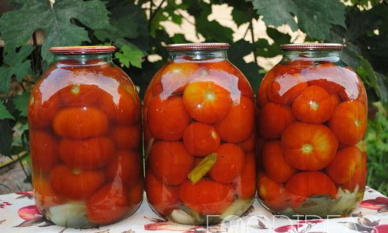 Рецепт сладких маринованных помидоров