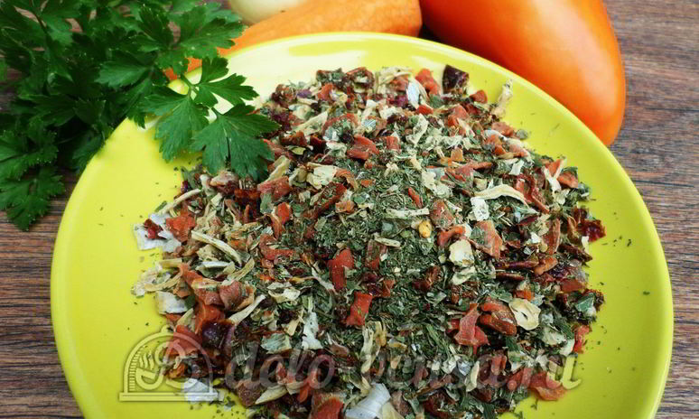 Рецепт овощной приправы