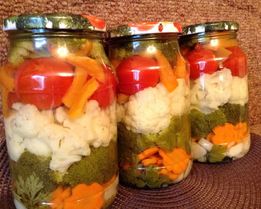 Овощное капустное ассорти на зиму