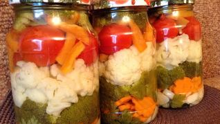 Овощное капустное ассорти на зиму