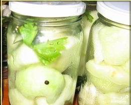 Патиссоны, консервированные на зиму