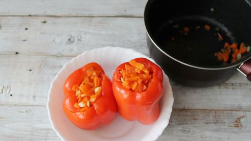 перец фаршированный морковью на зиму