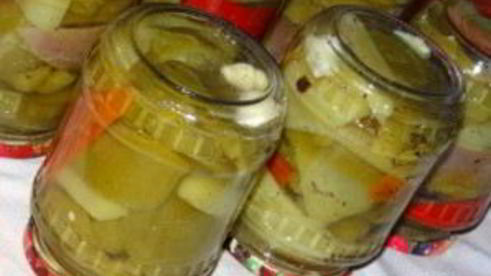 перец с чесноком на зиму