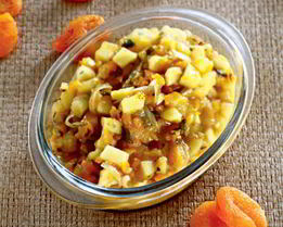 Приправа из кураги с яблоками