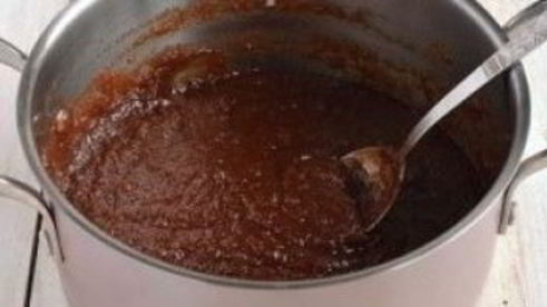 шоколадное яблочное пюре на зиму