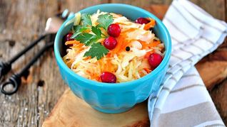 Капуста горячим рассолом с уксусом