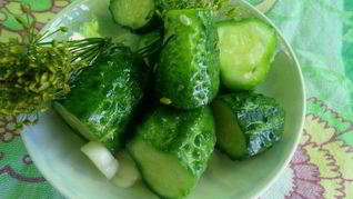 Малосольные огурчики