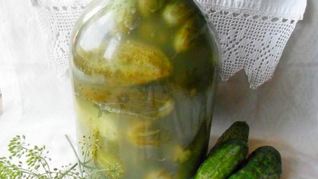 Малосольные огурцы на зиму