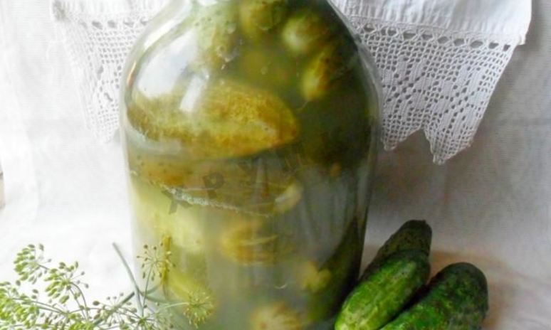 Рецепт малосольных огурцов на зиму